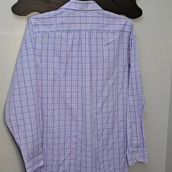 Nautica Blue and Stafford Purple Men's Button Down Dress Shirt Bundle - Picture 10 of 12